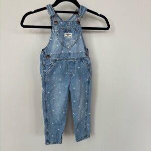 Oshkosh Heart Overalls Size 2T